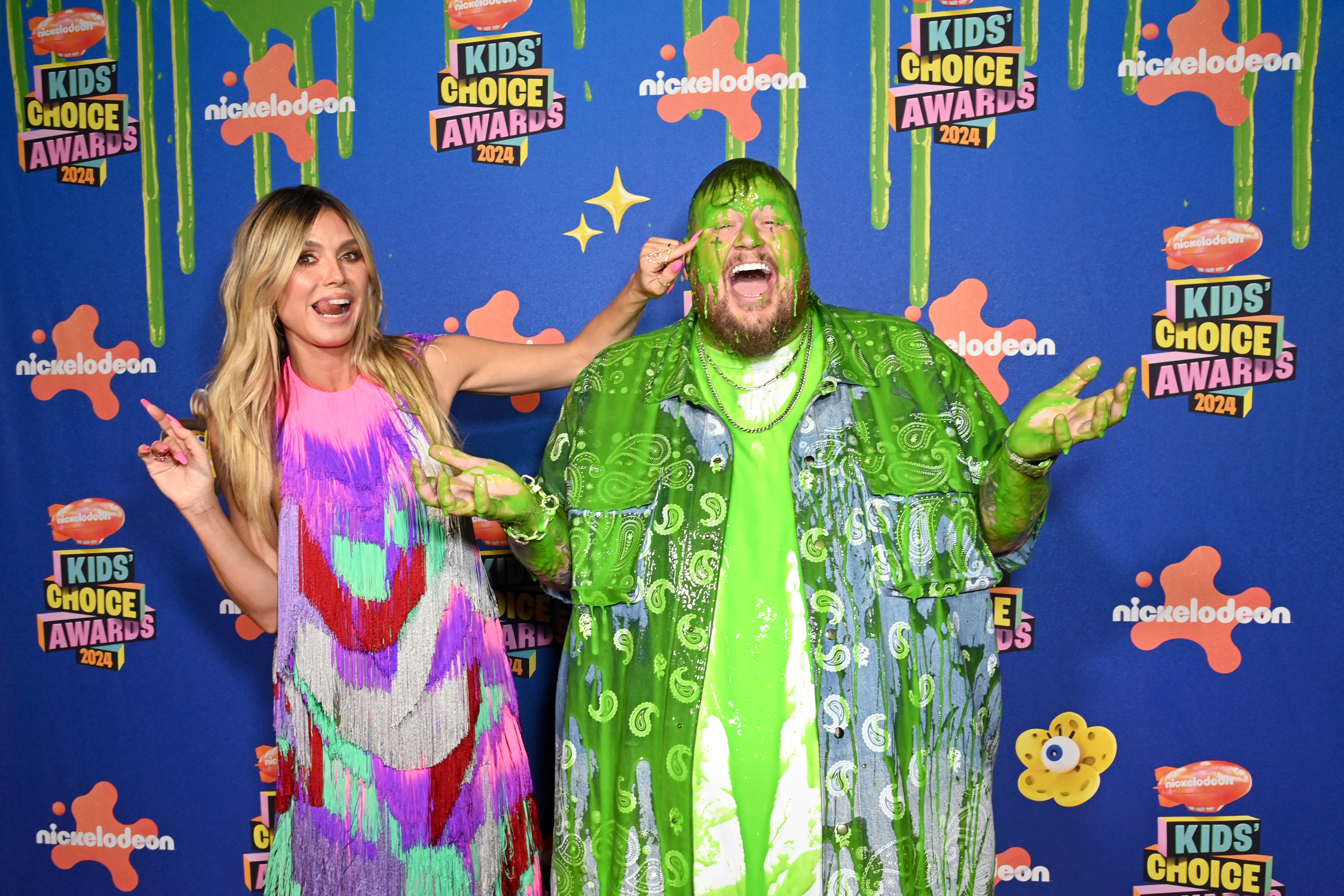 Getty Images for Nickelodeon / (L-R) Heidi Klum and Jelly Roll